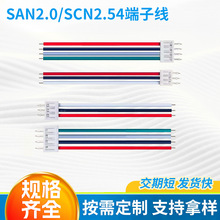 SAN2.0/SCN2.54 端子線 電源接插線 直針座連接線機器延長線2-16p