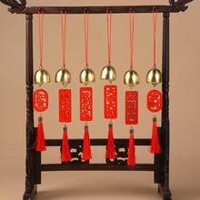 流蘇風鈴掛件 小鈴鐺節日許願牌聖誕節diy配件店鋪門鈴風鈴件批發