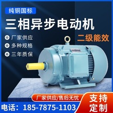 工廠直供三相異步電動機YE4 15KW6P(15千瓦6極)全銅動力交流電機