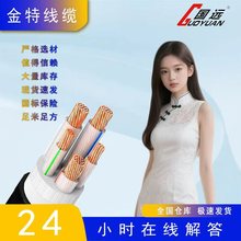 yjv3*42*1.53*2.53*64*65*4平方國標銅芯電力電纜線國標銅芯電纜