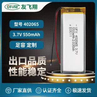 ۺ늳402065 3.7V 550mAh P cxP P x