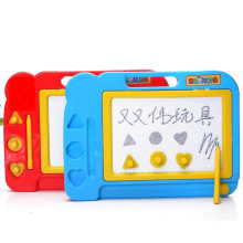 兒童塑料磁性寫字板塗鴉畫寫板嬰幼兒積木早教益智玩具輕便