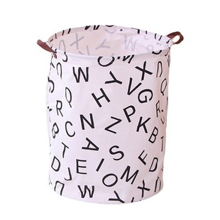 Foldable waterproof clothing storage box for laundry basket