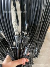 浙江錦婷線纜生產RVV國標兩芯橡膠電源線配C2-10國標10A兩芯插頭