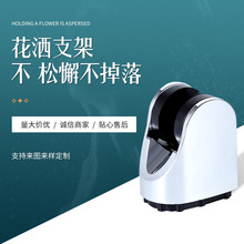 可調節花灑噴頭支架 帶掛鈎電鍍花灑底座 免打孔ABS花灑卡扣底座