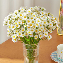 小雛菊仿真花歐式餐桌擺設洋甘菊把束插花藝絹花批發