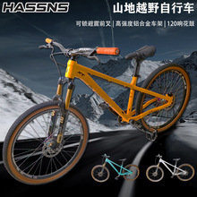 HASSNS土坡車單速整車AM山地自行車越野DIY組裝街車碟剎干墜車架