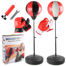 跨境成人站立搏擊速度球 115cm可調節室內外新奇特發泄減壓玩具
