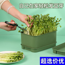 植發芽盆發豆芽神器黃綠豆芽無土栽培水培盤育苗盤芽苗菜盤種