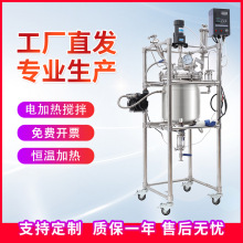 實驗室小型電加熱高壓反應釜雙層不銹鋼反應釜機械密封反應釜