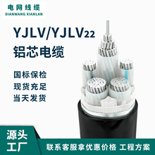 YJLV三相四線鋁芯電纜電力電纜地埋電線16/25/35平方戶外架空鋁線
