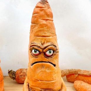 羳 Cranky Carrot figurine ĺ}[֬ˇ