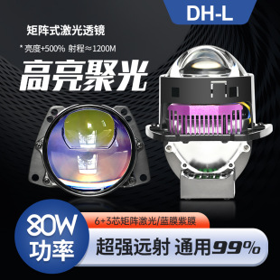 ܇LED80Wp͸R3缤ЧֱH4 H7 Ħ܇ͨ