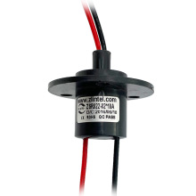 導電滑環廠家大電流集電環大功率電刷2路10A用於保溫餐桌電動餐盤
