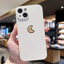 跨境極簡手機殼蘋果13Promax情侶手機套iPhone16E硅膠手機殼14Pro