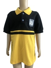 定制兒童純滌翻領短袖T恤Polo衫幼兒園班服小學生校服文化衫印字