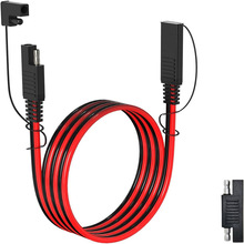 SAE延長線電源線 SAE帶防塵蓋雙頭SAE連接線 SAE公母對插 連接線