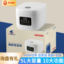 申花電飯煲4一5人米湯分離電鍋智能預約煲湯鍋家用5L大容量電飯鍋