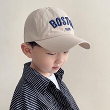 2025新款兒童帽子男孩夏款速干鴨舌帽太陽帽男童遮陽帽防曬棒球帽