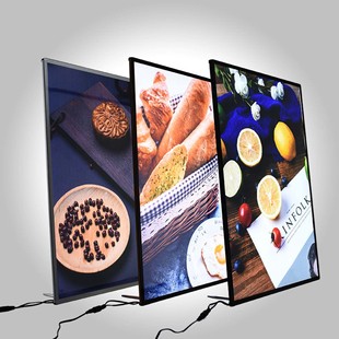 Lightbox Menu Board Backlit Sign Frame Insert Poster Display