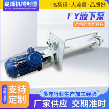 FY型不銹鋼液下泵耐腐耐磨耐高溫耐腐蝕液下泵耐酸液下立式化工泵