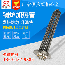 供應厚壁電鍋爐電熱管全不銹鋼電加熱管蒸汽發生器電加熱配件380v