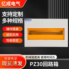 PZ30回路箱工程暗裝空開漏保回路箱 家用照明明裝強電箱 配電箱