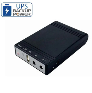 Mini UPS Backup Power Supply CCTV WIFI Router ModernmԴ