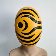 樹脂忍者面具 萬聖節虎皮火影面具動漫宇智波帶土面罩工廠直發