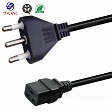 意大利電源線 插頭線意大利三插16A電源插頭1.5平方AC電源線