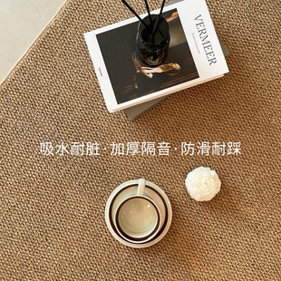 攝影棚拍照專用背景布地毯客廳防水防污地墊仿劍麻商用工作室地毯