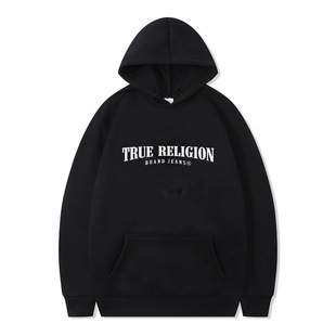 Men's Hoodies 2024 Autumn New True Religion Sweatshirts Over