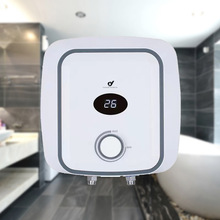 批發家用廚房浴室迷你儲水式電熱水器塑料外殼搪瓷內膽小廚寶