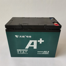 量大從優信譽至上48V60V-45.3A免維護電瓶電動三輪車用天能蓄電池