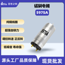 597SA微型直流減速碳刷電機12伏永磁小馬達37mm空心杯電動機批發