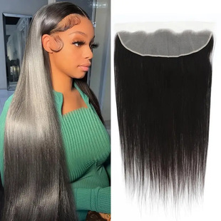 F؛˰l͸ٽzlK13x4 lace frontal Straight human hair