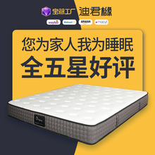 迪君櫞席夢思床墊科學護脊壓縮卷包性價比款波浪棉記憶棉床墊