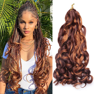 ʽKpFrench Curly Loose Wave Crochet Hairhᘼٰlp