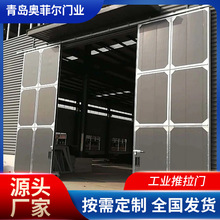 工業推拉門 折疊門廠房重型推拉門車間平移門彩鋼平開門