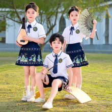 新款六一兒童合唱演出服男女套裝園服中小學生幼兒園比賽表演服裝