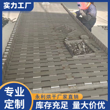 廠家定制重型加厚鋼廠用不銹鋼高溫鏈板 鋼材降溫輸送線鏈板加工