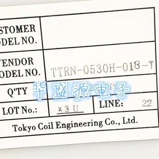 ȫNƬ늸 ׃ TTRN-0530H-018-T 5X5X3MM Ոԃ