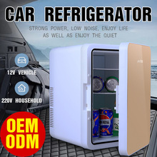 跨境專供車載冰箱車家兩用式半導體制冷小冰箱宿舍迷你冰箱