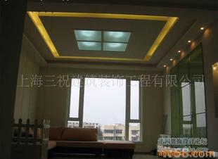 供应上海办公室吊顶隔墙铝合金玻璃隔断厂房装修卫生间铝扣板吊顶