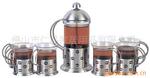 工厂供应新奇特外贸出口不锈钢茶具,冲茶器,玻璃茶具,咖啡茶具