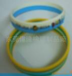 滴胶3D立体硅胶钛手镯/浮雕硅胶手镯上色硅胶手环手圈托玛琳项圈