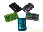 供应23合一透明多功能读卡器 TF MMC SD 读卡器
