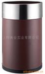 供应垃圾桶 咖啡色垃圾桶 圆形座地烤漆垃圾桶 黑色大号垃圾桶
