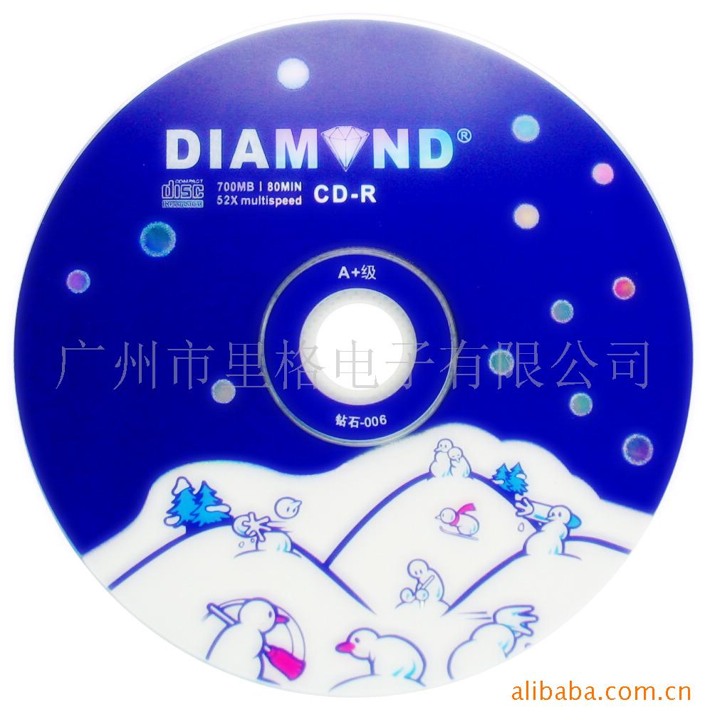 批发大量cd-r卡通空白光碟光盘制作压盘印刷复制