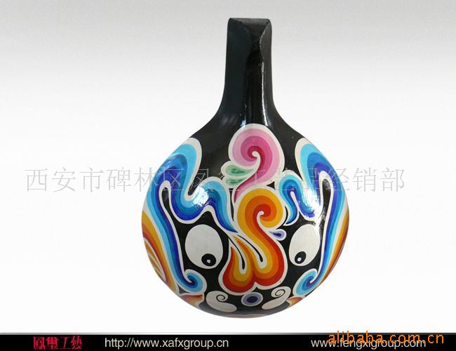 【厂家直供】陕西特色彩绘木质马勺脸谱,家居装饰,辟邪脸谱